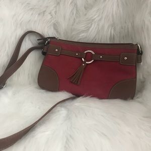 Rosetti Maroon Crossbody Purse
